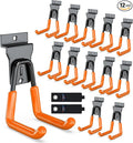 3-H Slat Wall Hooks 12 Pack 4.5 Inch U Shape,Heavy Duty Slot Board Hangers, Slat Wall Display Hooks for Garage Organization Retail Store Garden Tools Storage Panel Accessories (Orange)
