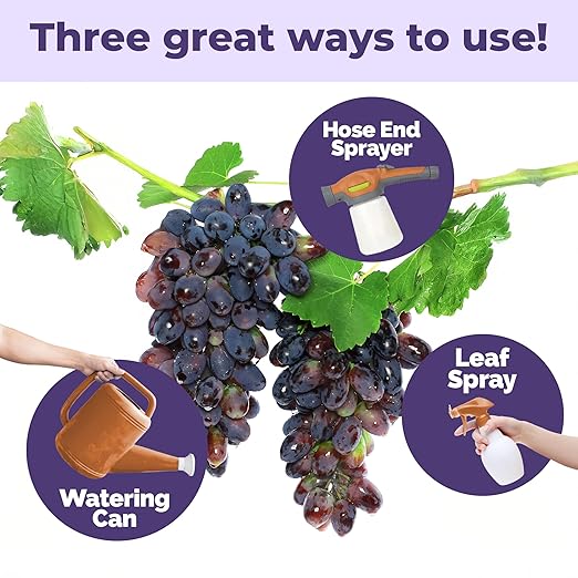 Grape Fertilizer – Liquid Plant Food for Bigger Harvests, Stronger Vines & Better Fruit Development, 32 oz