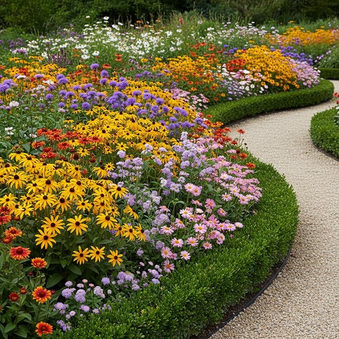 Wildflower Seeds Mixed, Perennial Flower Seeds fo Plating (4 Ounces 36000 Seeds)