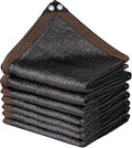 winemana Black Shade Cloth 90%, 30x50 FT Mesh Tarp - Garden Shade for Greenhouse, Patio, Vegetables, Plants Cover and Chicken Coops, Sunshade Net for Outdoor Protection with Reinforced Grommets