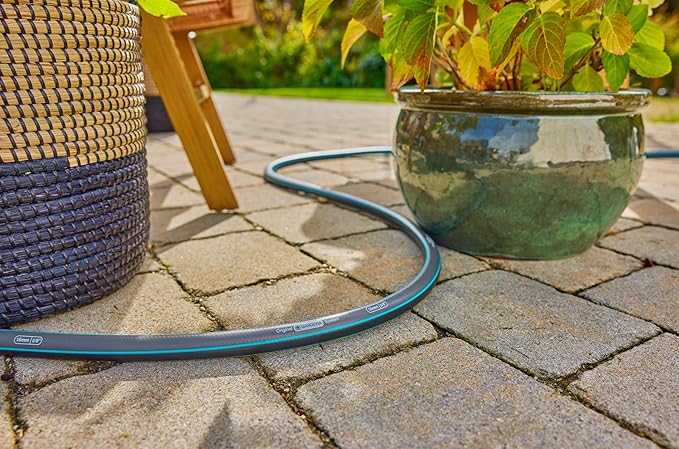 20530 | 50' Foot 5/8" Heavy-Duty Gardening Hose | Heavy-Duty 5-Ply Design, Includes US Hose Threads, European Made, Kink-Resistant (Pack of 4)
