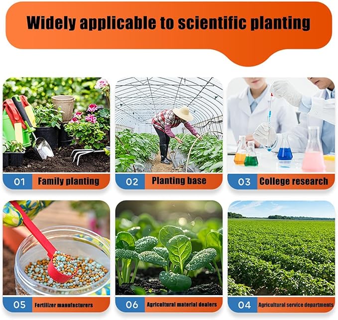 Oil PH Test Kit - 4 in 1 Analyzer Device, Nutrient Measurement Probe, Moisture Fertility Light Condition Detection System, Gardening Agriculture Soil Insight Tool | Instant Reading Precision Sensor