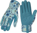 Pleneal Gardening Gloves for Women - Leather Garden Gloves Thorn Proof, Outdoor Protective Working Gloves