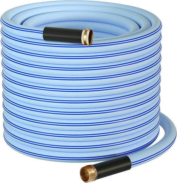 Atlantic Heavy Duty Garden Hose 200 ft x 5/8 Inch Blue Color Water Hose (200 Feet)