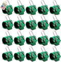 Reusable Greenhouse Clips Made in USA – Orchid Clips, Plant Support Clips & Cord Clips – Heavy-Duty, Weather-Resistant & Durable – Secure Stems, Vines, Wires, Cables, Tomato Plants – Indoor & Outdoor