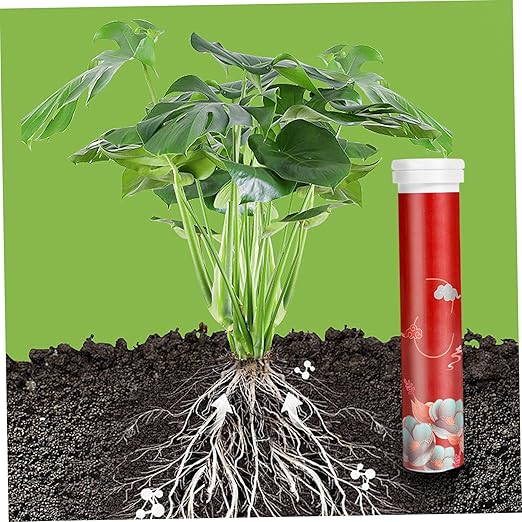 2 Bottles Organic Fertilizer, Slow-Release Tablet Organic Fertilizer, Concentrated All-Purpose Tablets for Boost Plant Growth and HealthOrganic