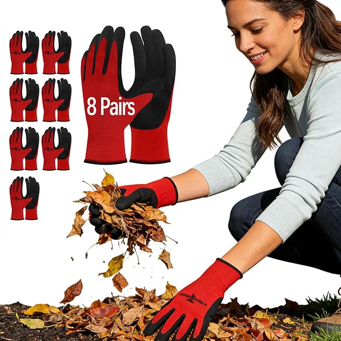gardening gloves,garden gloves for women,Breathable latex dipped,Suitable for weeding and warehouse handling