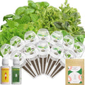 inbloom 12-Pod Gourmet Herb Basil Seed Pod Kit for AeroGarden, Ahopegarden Hydroponic Garden, Basil, Mint, Cilantro, Parsley, Shiso, Chicory, Liquorice, 400+ Seeds