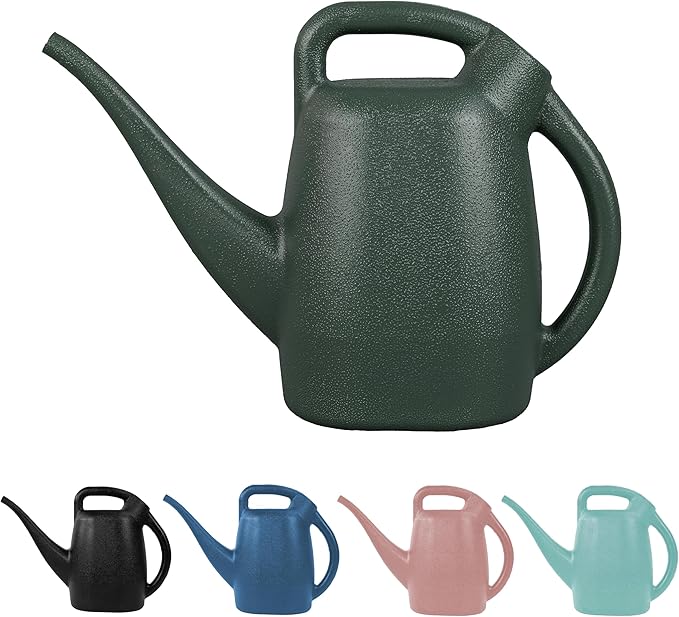 Chapin 48005 Watering Can, Garden, Indoor and Outdoor Plants, Recycled Plastic, Made in USA, Black, 1/2 Gallon, Blue