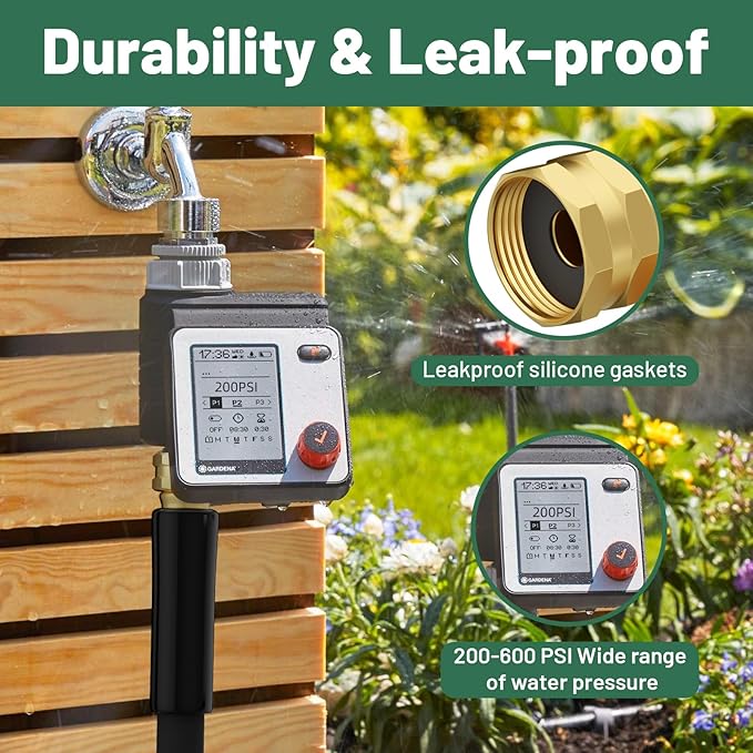 Short Garden Hose 5 ft x 5/8 in Male to Female Heavy Duty Small Water Hose Extender Connector, Lightweight Rubber Hybrid Leader Hose, Leak-Free Connections, 3/4'' Brass Fittings, Black