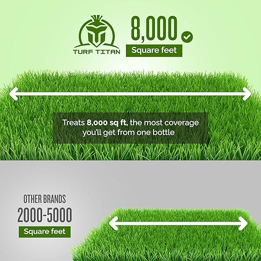 Turf Titan Root Booster – Grass Probiotic & Garden Booster – Natural Liquid Probiotic for Lawn Care – Green Lawn Enhancer for Yard Maintenance – Covers up to 8,000 Sq Ft