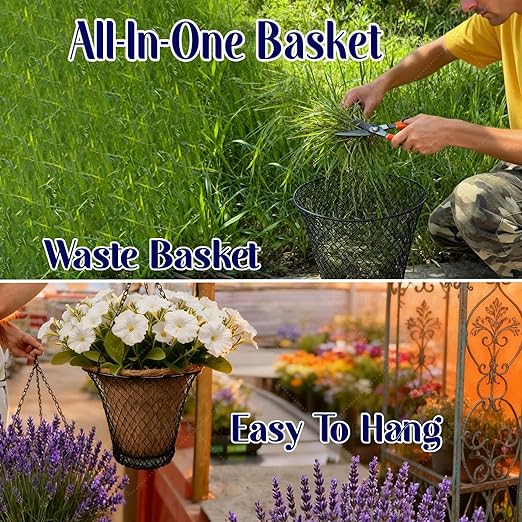 Feel Natural Plant Covers from Animals, 10 Pcs 9.25"x9.45" Wire Garden Cloches for Plants, Metal Plant Cages for Outdoor Plants, Anti-Rust Plant Protector to Keep Rabbits & Squirrels Out