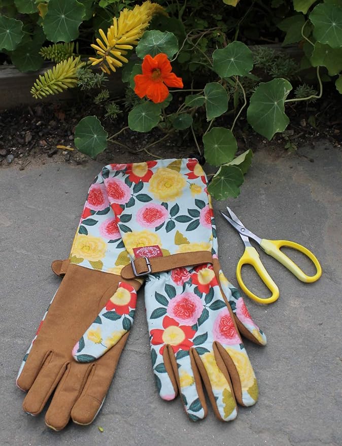 Womanswork Heirloom Garden Arm Saver Gloves, Medium