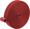 1-Roll Garden Plant Tape, 33 ft x 0.6 in Garden Hook and Loop Plant Ties Multi-Purpose Use Adjustable and Reusable Twist Wire Tape for Plants/Flowers/Vines [Red]