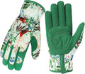 Trifabricy Gardening Gloves for Women, Breathable leather Garden Gloves with Grip, Thorn-Proof Puncture-Resistant Work Gloves