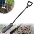 Spade Shovel,15 inch Long Narrow Spade, Heavy Duty Garden Trench Shovel for Digging,Trenching, Planting,Scraping, Edging with Cutting Blade, D Handle, Foot Rest Pedal, 45 Inches Drain Spade