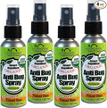 US Organic Mosquito Repellent Anti Bug Outdoor Pump Sprays, USDA Certification, Cruelty Free, Proven Results by Lab Testing, Deet-Free (2 oz - Extra Value 4 Pack)