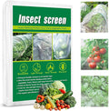 10 X 50 FT Garden Mesh Netting Pest Barrier for Raised Beds, Fruit Tree Netting for Cicadas, Bird Insect Nettings for Gardening, Blueberry Bush Strawberry Nettings Cover for Garden Protection