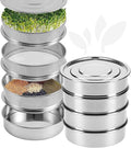 Killer's Instinct Outdoors 4 Layers Microgreens Growing Trays Kit - 6'' Diameter Plant Germination Trays 4-Tier Seed Sprouting Micro Greens Growing Sprouter for Seed Starting Plant Broccoli