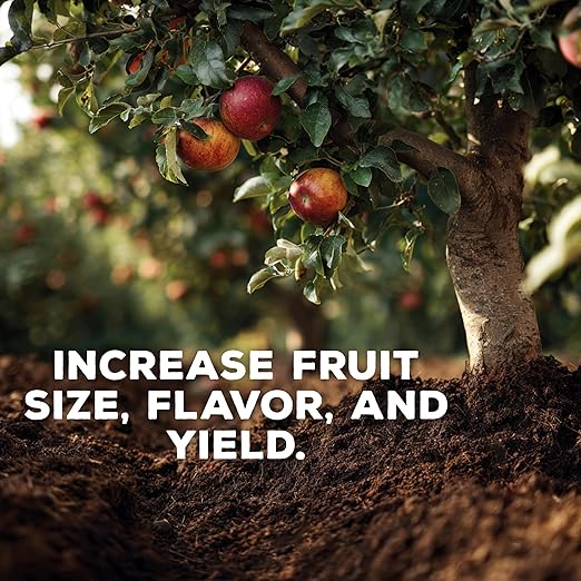 Soil Seed & Water Pomona Blend Organic Fertilizer – Soil Amendment for Pome & Stone Fruit Trees (Apple, Peach, Plum, Apricot) - OMRI Listed Organic Fertilizer