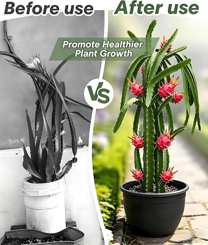 2PCS Dragon Fruit Trellis for Climbing Plants Indoor Outdoor, Heavy Duty Metal Adjustable Vertical Garden Support for Indoor Outdoor Potted Plants, Tomato, Cactus, Roses,Vines(10 * 10 * 47inch,2PC)