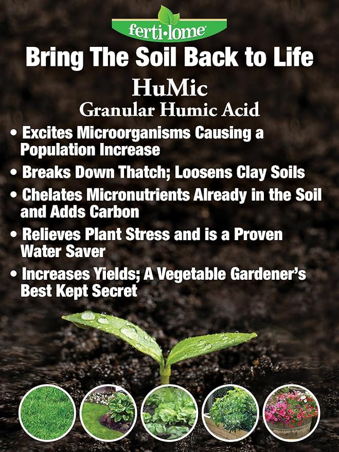 Fertilome (13124) HuMic Granular Humic Acid Soil Amendment (30 lbs.)