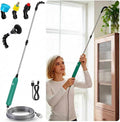 Electric High Reach Plant Waterer - Type C Wireless Hanging Plant Waterer, Battery Powered Sprayer Wand with Stainless Steel Telescopic (25.6"-34"), Indoor Watering Devices