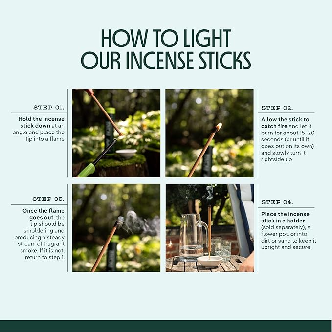 Murphy’s Naturals Mosquito Repellent Incense Sticks, 12 Count, Bug Repellent with Citronella for Patio & Camping, 2.5+ Hours per Stick