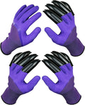 DCCPAA Garden Gloves with Claws,Claw Gardening Gloves for Digging,Planting, Weeding, Seeding-Waterproof for Men and Women