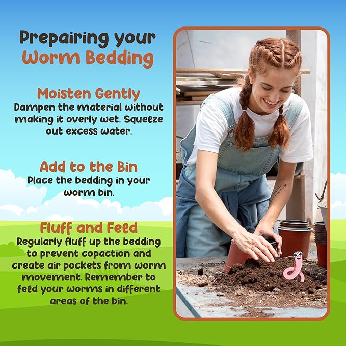 Red Wigglers Composting Worms - 3/4lb Red Worms for Composting - Use on Worm Castings for Plants, Garden, Worm Farm & Compost Starter, Easy to Manage