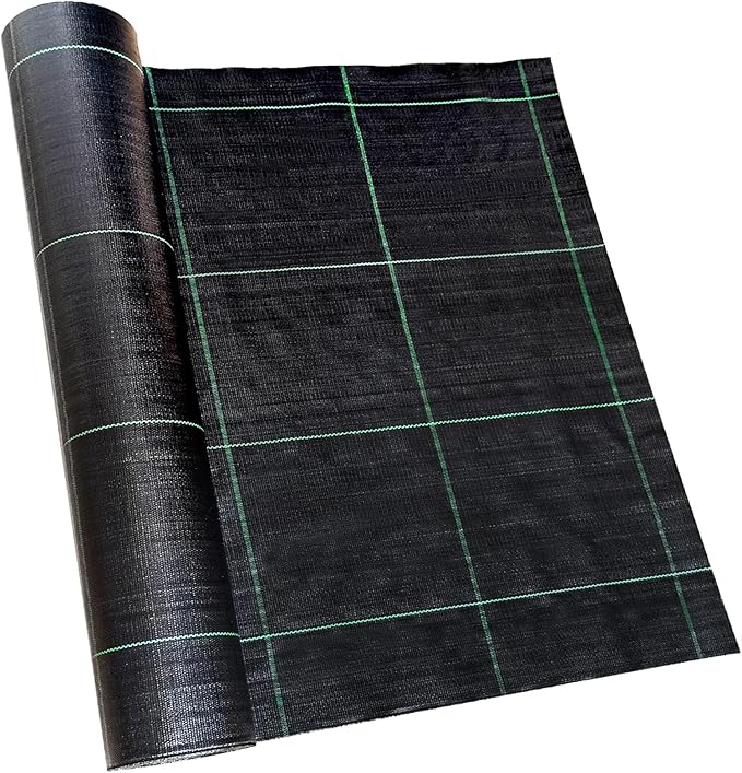 3ft x100ft Landscape Fabric -Heavy Duty Weed Barrier Fabric for Landscaping, Weed Blocker Cloth,Geotextile Fabric for Garden, Driveway & Ground Cover, Garden Weed Mats,Grid Design