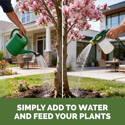 Magnolia Tree Fertilizer – Liquid Plant Food for More Blooms, Rich Green Leaves & Stronger Root Development, 1 Gallon