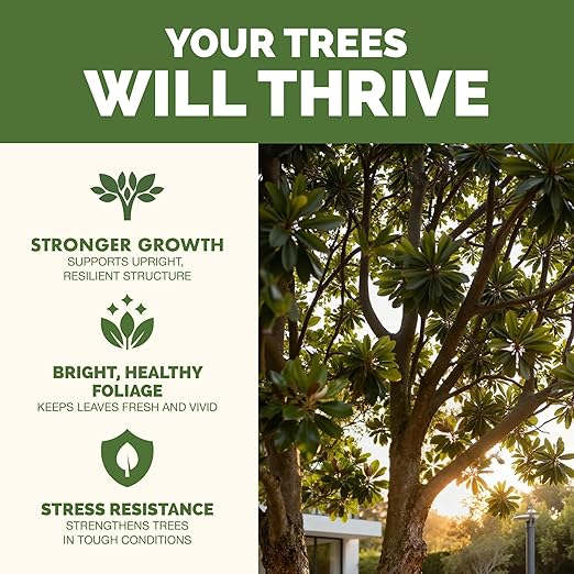 Tree Fertilizer – Liquid Plant Food for Healthy Roots & Foliage in Trees & Shrubs, 32oz