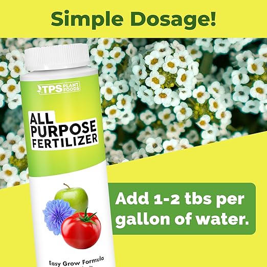 All Purpose Fertilizer, Complete Liquid All Purpose Plant Food, 8 oz (250mL)