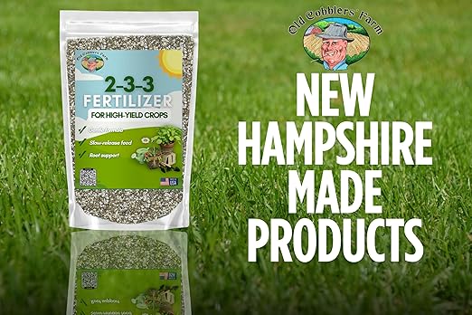 Old Cobblers Farm™ Wicked Organics 2-3-3 Fertilizer – Slow-Release Plant Fertilizer for Vegetables, Lawns, Flowers & Trees. Supports Strong Roots & Growth. (5 lbs | 10 lbs | 15 lbs | 20 lbs) (20 lbs)