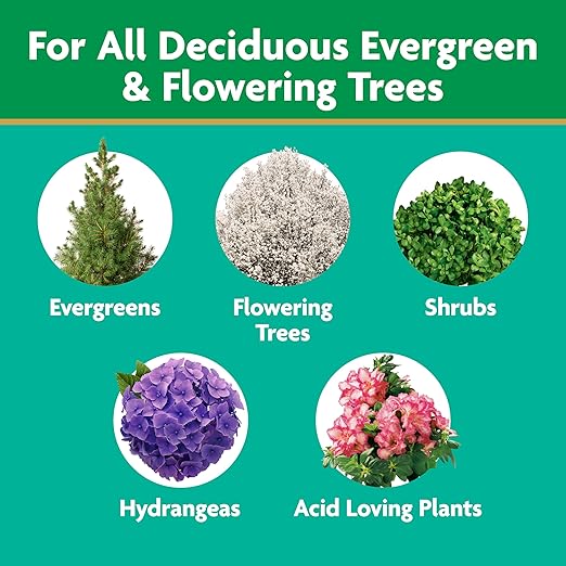 Miracle-Gro Shake 'N Feed Flowering Trees and Shrubs Plant Food, For In-Ground and Container Plants, Acid-Loving Flowering Plants, 8 lbs.