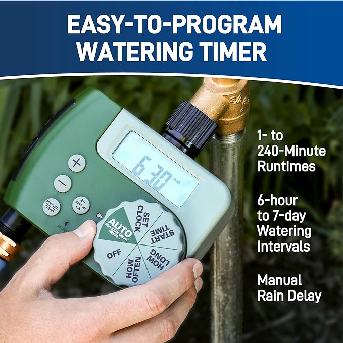 Orbit 50021 2-Zone All-in-One Automatic Watering System