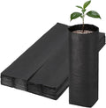 Fabric Grow Bags - 7x13.8 inches Breathable Black Seed Starter Plant Grow Bags for Seedling Pots, Nursery Pots for Plants, 50pcs