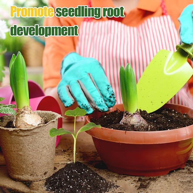 Organic Seed Starter Premium Potting Soil Mix 2qt, All Natural Seed Starter Mix for Fast Germination and Vigorous Seedlings with Strong Root Systems
