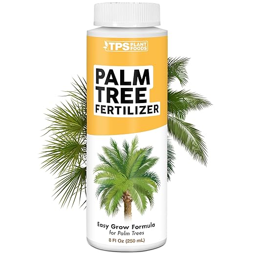 Palm Tree Fertilizer for All Palms and Ferns, Liquid Plant Food 8 oz (250mL)