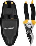 Kemaier Pruning Shears for Gardening, Professional Garden Shears with Non-Slip Ergonomic Handles & Blade Cover, Sharp Garden Clippers for Trimming Branches, Shrubs, and Plants
