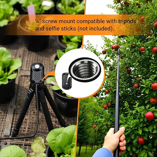 Quantum PAR Meter for LED Grow Light, PPFD Meter with Daily Light Integral, Light Meter for Plants, Greenhouse and Indoor Vertical Farming, Measuring Light Intensity 400-700 nm