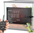 Reptile Heating Pad with Internal Sensor&Thermostat, 8" x 12" 16W Under Tank Heater Mat for 10-40 Gallon Tanks, IP67 Waterproof Safe Heat for Turtles, Bearded Dragons, Snakes, Lizards and Seedling