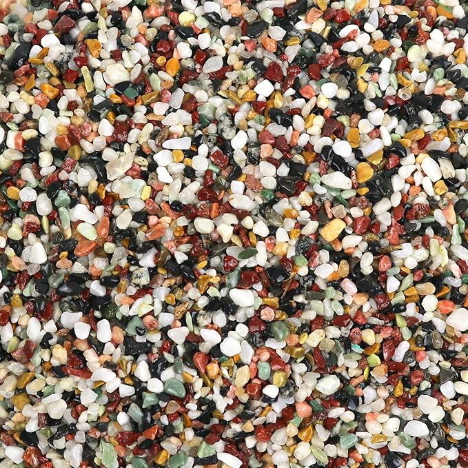 2LBS Bonsai Cactus Soil Potting Mix Succulent Rocks Pebbles for Plants Aquarium Pebbles for Fish Tank