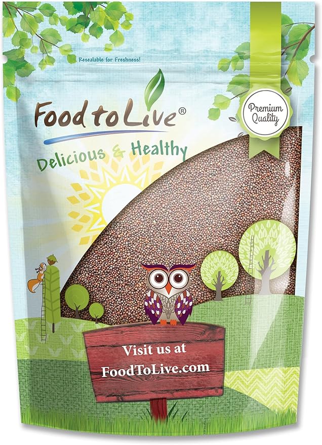 Food to Live Broccoli Seeds for Sprouting, 5 Pounds – Vegan, Kosher, Sirtfood, Bulk. Rich in Sulforaphane, Vitamin C, Vitamin A. Great for Growing Sprouts, Microgreens. High Germination Rate