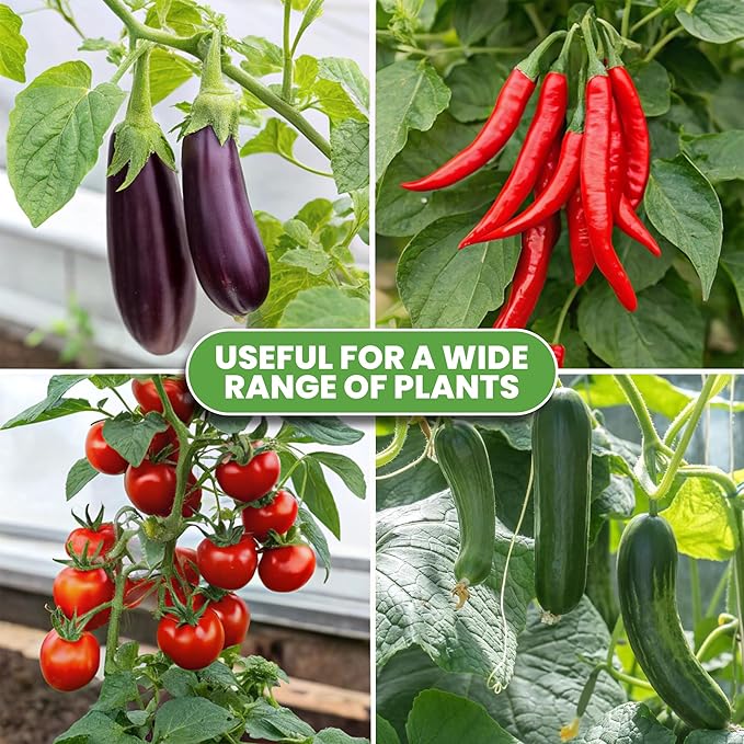 K-Brands Tomato Cage - Tomatoes Plant Stakes Support Cages, Trellis for Garden & Pots, Plant Support Structures for Vegetables and Climbing Plants (3 Pack - Tall Upto 68 inches)