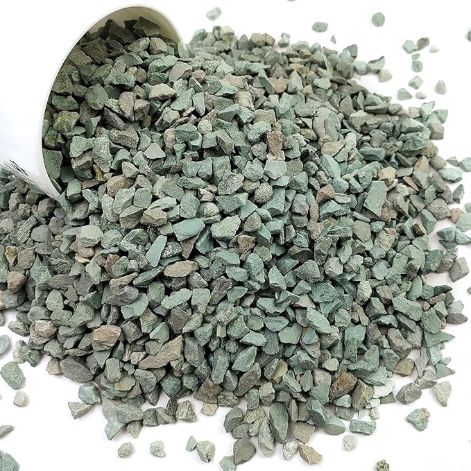 Succulents and Cactus Green Zeolite Rocks, Decorative Stones Pebbles for Indoor Plants, Bonsai, Fairy Gardening, Vases Fillers, Terrarium, 10lb