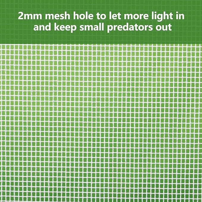 59" Outdoor Mesh Plant Enclosure, Mesh Plant Cover for Pests, Bird and Pest Protection Guard for Fruit, Vegetables, Flowers and Herbs Pop-Up Cage 35"x35"x59"