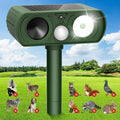 Solar Ultrasonic Animal Repellent, Deer Repellent Devices Waterproof with Motion Detection, Cat Repellent Outdoor Squirrel Skunk Rabbit Raccoon Dog Mouse Deterrents Animal Repeller for Yard Farm