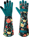 Gardening Gloves for Women Long Sleeve Garden Gloves Ladies Light Protective Gloves for Yard & Outdoor Work